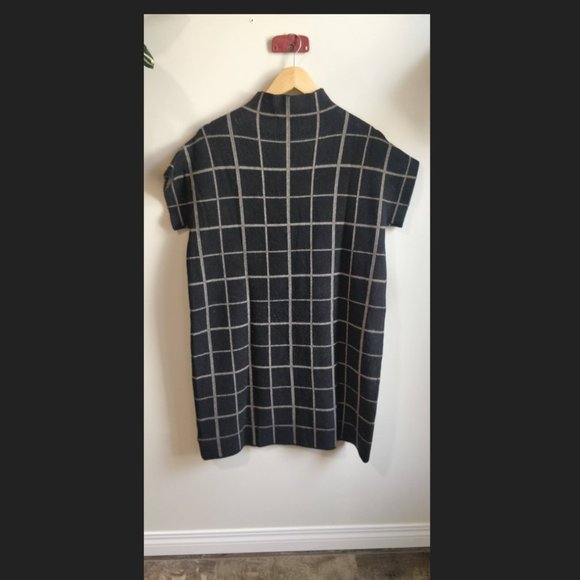 Mod Windowpane sweater dress - Picture 2 of 6